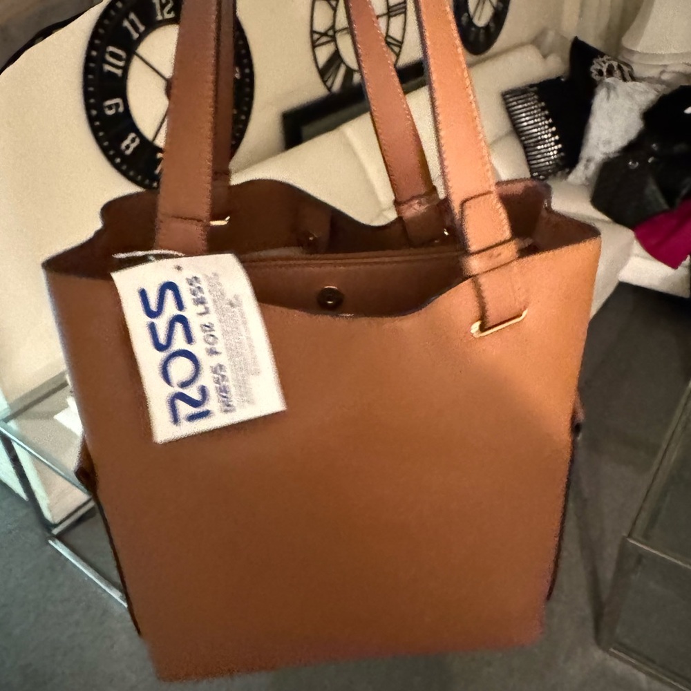 Calvin Klein Collection Brown Leather Tote - Picture 8 of 10